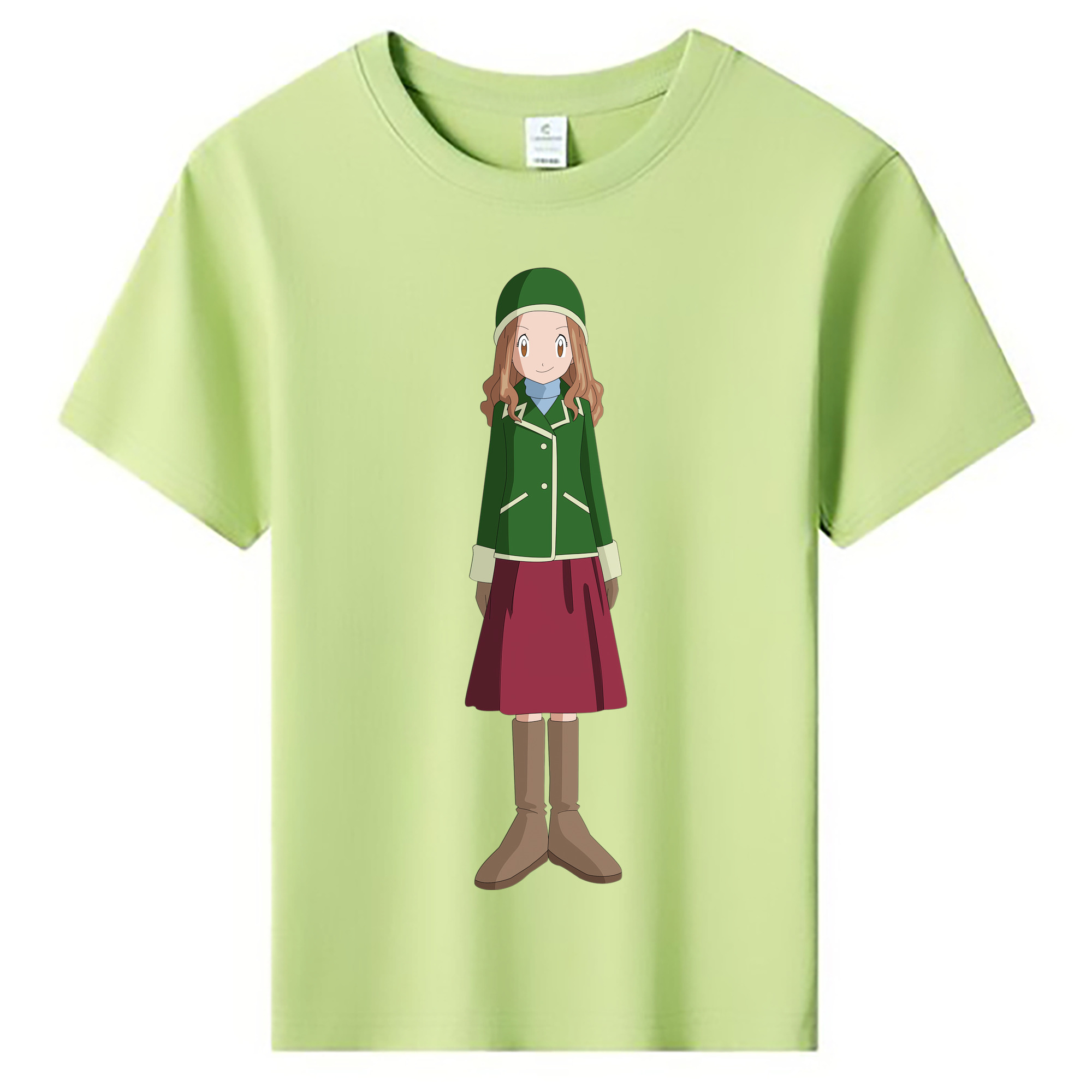 （画像用） Digimon デジタルモンスター/デジモン 綿100％キッズTシャツ（フロントプリント）